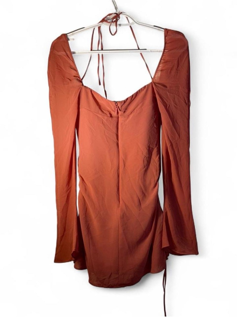 House of CB Dusky Rose Off-Shoulder Ruched Mini Dress - Picture 4 of 9